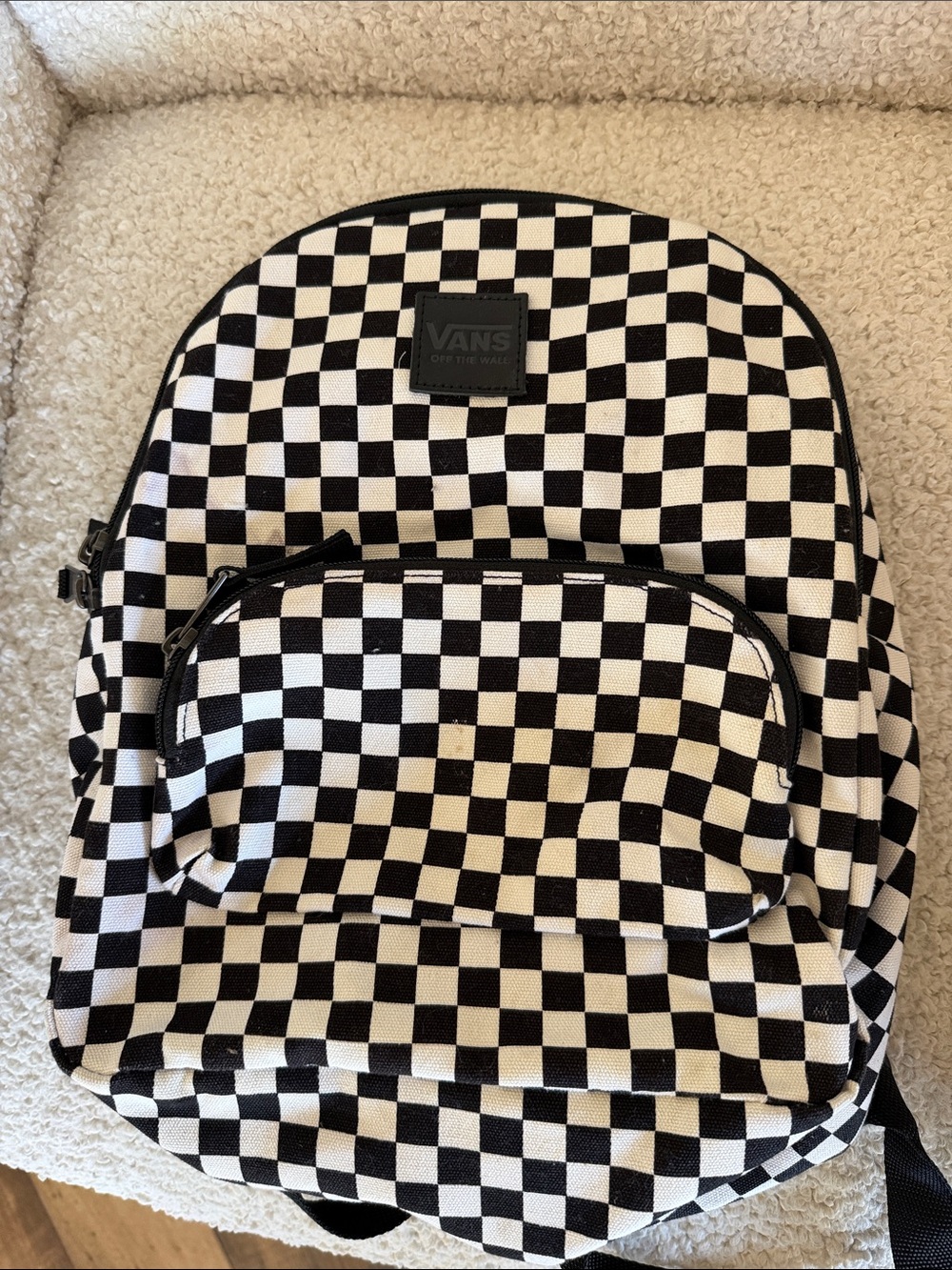 Vans Black & White Checkerboard Backpack